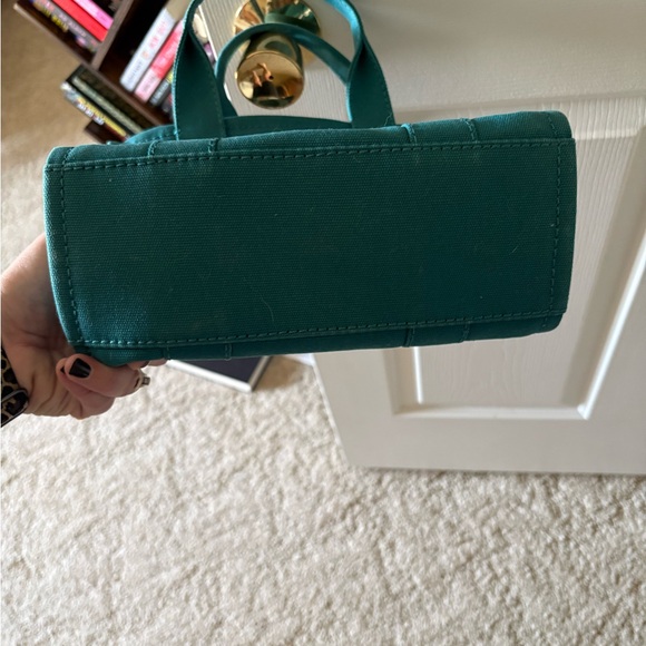 Marc Jacobs Teal and Black Canvas Bag - Picture 2 of 4